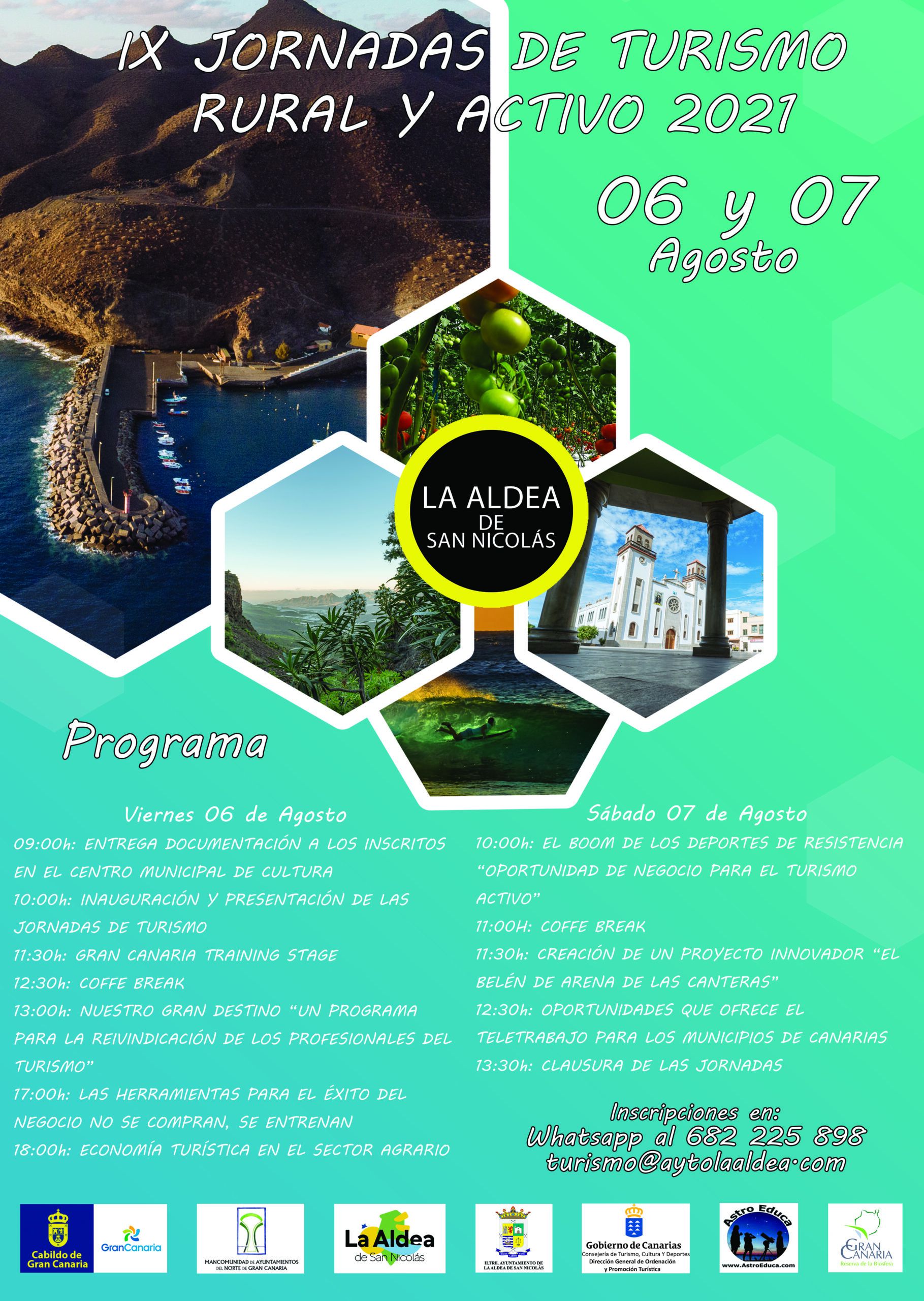 La Aldea celebra las IX Jornadas de Turismo Rural y Activo el 6 y 7 de agosto