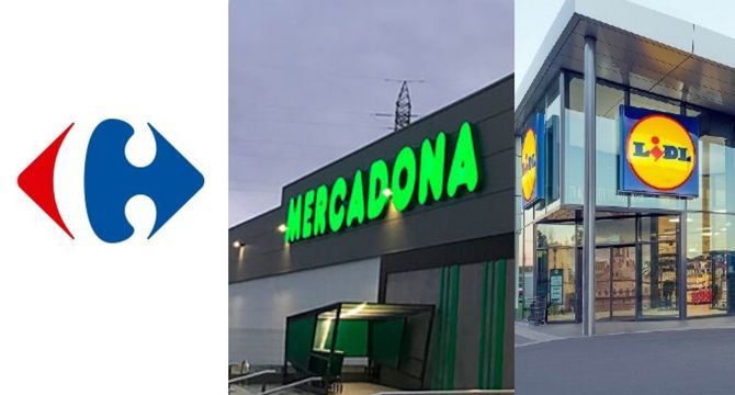 Mercadona, Carrefour y Lidl continúan al alza