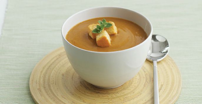 Crema fría de lentejas 