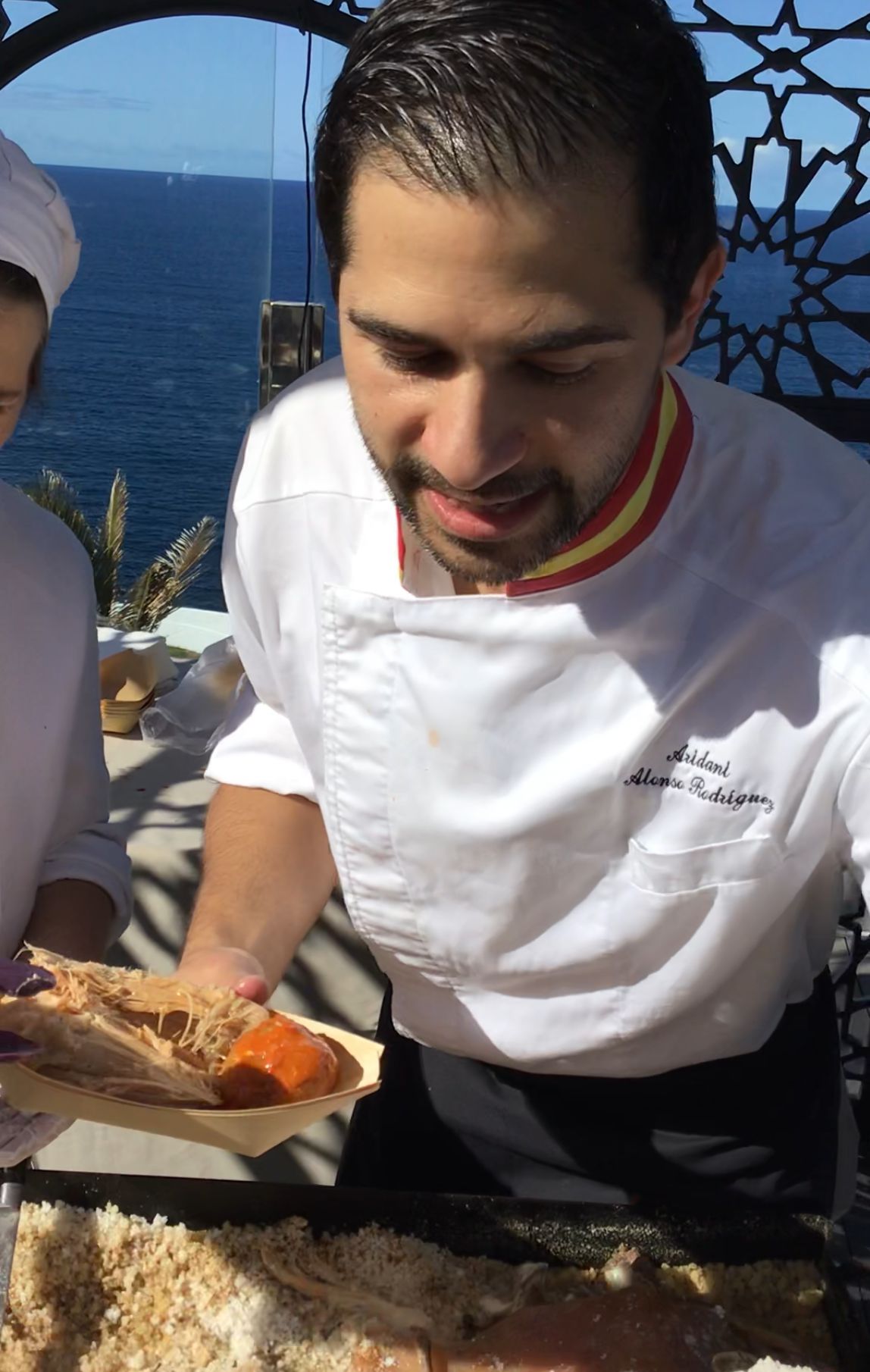 Aridani Alonso, el joven chef que despunta en el Cordial Roca Negra de Agaete